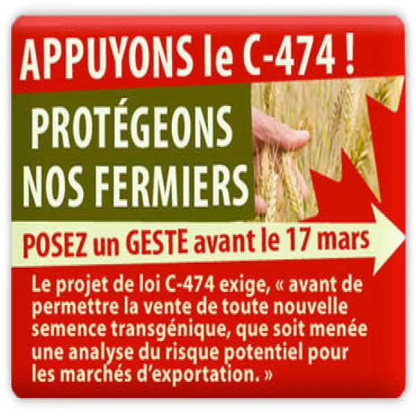 Projet de Loi C-474 battu à Ottawa: Mauvaise nouvelle pour les agriculteurs
