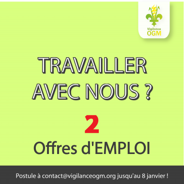 offres emploi à Vigilance OGM