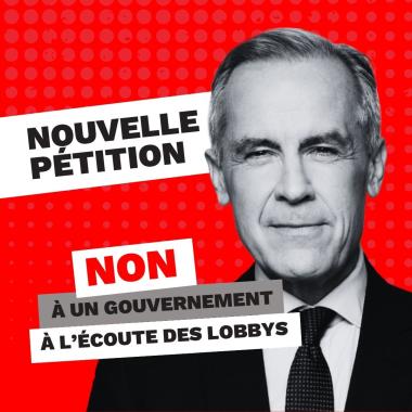 carney avec appel à signature pétition